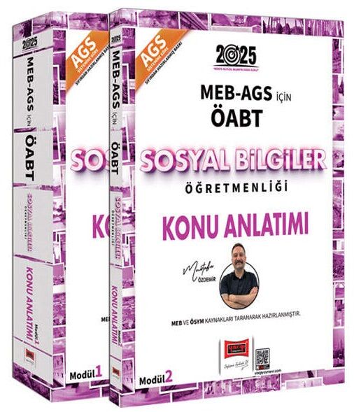 Yargı 2025 ÖABT MEB-AGS Sosyal Bilgiler Öğretmenliği Konu Anlatımı - Mustafa Özdemir Yargı Yayınları