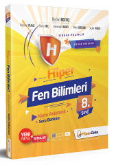 Hiper Zeka 8. Sınıf Hiper Fen Bilimleri Konu Anlatımlı Soru Bankası - Burhan Boztaş Hiper Zeka Yayınları