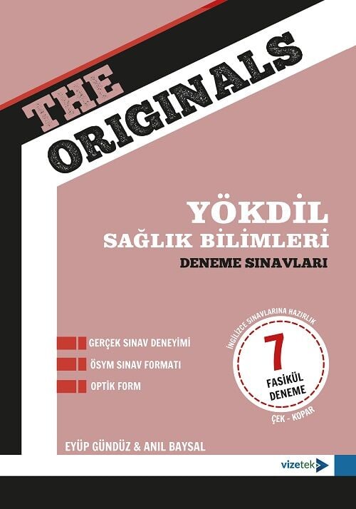 Vizetek YÖKDİL Sağlık Bilimleri 7 Deneme - Anıl Baysal, Eyüp Gündüz Vizetek Yayıncılık