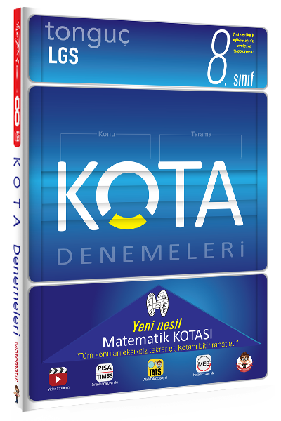 Tonguç 8. Sınıf LGS KOTA Matematik Konu Taramaları Tonguç Akademi