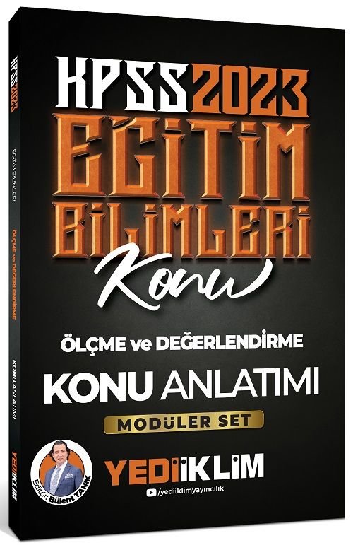 Yediiklim 2023 KPSS Eğitim Bilimleri Ölçme ve Değerlendirme Konu Anlatımı (Modüler Set İçerisindeki) Yediiklim Yayınları