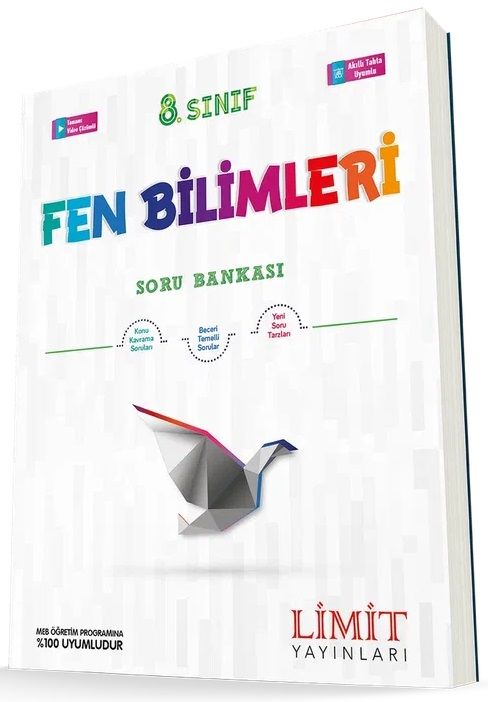 Limit 8. Sınıf Fen Bilimleri Soru Bankası Limit Yayınları