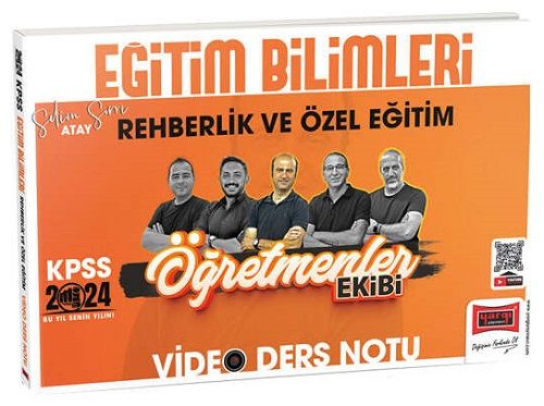 Yargı 2024 KPSS Eğitim Bilimleri Öğretmenler Ekibi Rehberlik ve Özel Eğitim Video Ders Notu - Selim Sırrı Atay Yargı Yayınları