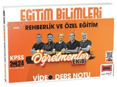 Yargı 2024 KPSS Eğitim Bilimleri Öğretmenler Ekibi Rehberlik ve Özel Eğitim Video Ders Notu - Selim Sırrı Atay Yargı Yayınları