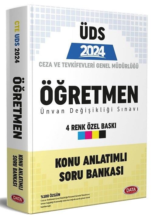 Data 2024 GYS ÜDS Ceza ve Tevkifevleri Genel Müdürlüğü Öğretmen Konu Anlatımı Soru Bankası Ünvan Değişikliği Data Yayınları