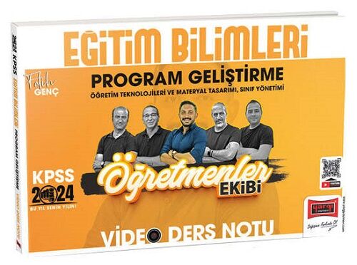 Yargı 2024 KPSS Eğitim Bilimleri Öğretmenler Ekibi Program Geliştirme, Öğretim Teknolojileri Video Ders Notu - Fatih Genç Yargı Yayınları