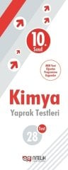 Nitelik 10. Sınıf Kimya Yaprak Test Nitelik Yayınları