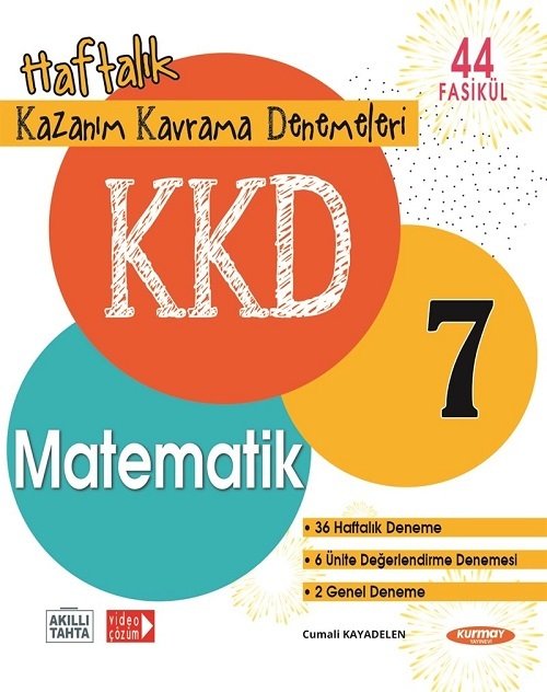 Kurmay ELT 7. Sınıf Matematik KKD Haftalık Kazanım Kavrama Denemeleri Kurmay ELT Yayınları