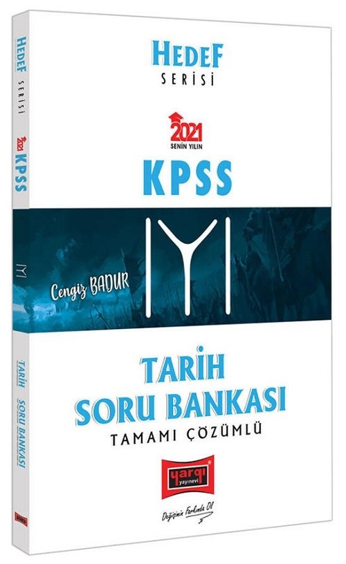 Yargı 2021 KPSS Tarih Soru Bankası Çözümlü Hedef Serisi - Cengiz Badur Yargı Yayınları