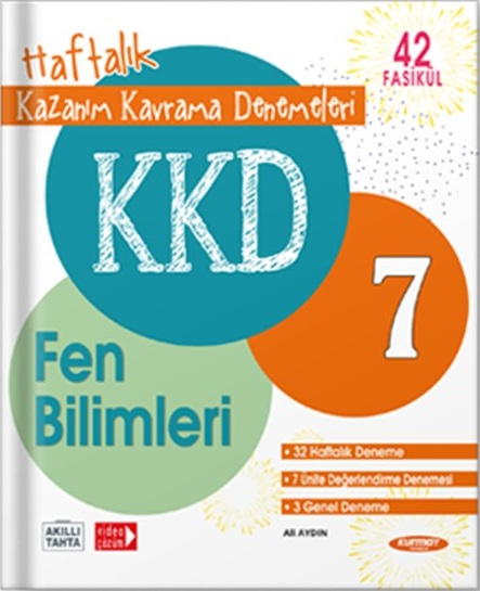 Kurmay ELT 7. Sınıf Fen Bilimleri KKD Haftalık Kazanım Kavrama Denemeleri Kurmay ELT Yayınları