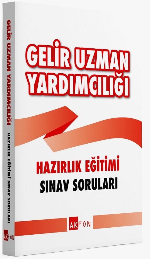 Akfon Gelir Uzman Yardımcılığı Hazırlık Eğitimi Sınav Soruları Akfon Yayınları