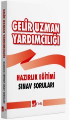 Akfon Gelir Uzman Yardımcılığı Hazırlık Eğitimi Sınav Soruları Akfon Yayınları