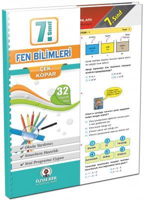 Özdebir 7. Sınıf Fen Bilgisi Yaprak Test Özdebir Yayınları