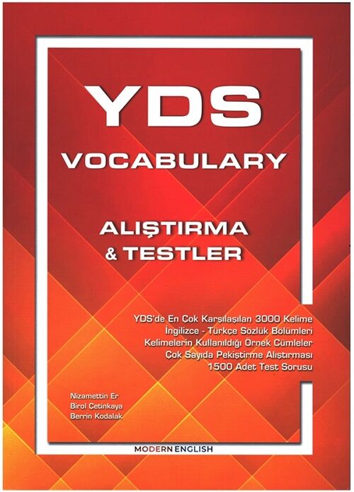 Modern English YDS Vocabulary Practice - Progress, Alıştırma - Testler  Modern English