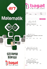 Başat YKS AYT Matematik 64 Yaprak Test Başat Yayınları