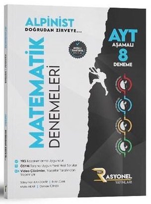 Rasyonel YKS AYT Matematik Alpinist Aşamalı 8 Deneme Rasyonel Yayınları