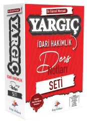 Dizgi Kitap YARGIÇ İdari Hakimlik Ders Notları Seti Dizgi Kitap