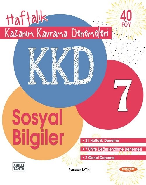 Kurmay ELT 7. Sınıf Sosyal Bilgiler KKD Haftalık Kazanım Kavrama Denemeleri Kurmay ELT Yayınları