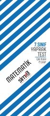 Simya 7. Sınıf Matematik Yaprak Test Simya Yayınları