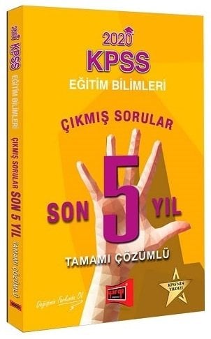 Yargı 2020 KPSS Eğitim Bilimleri Çıkmış Sorular Son 5 Yıl Çözümlü Yargı Yayınları