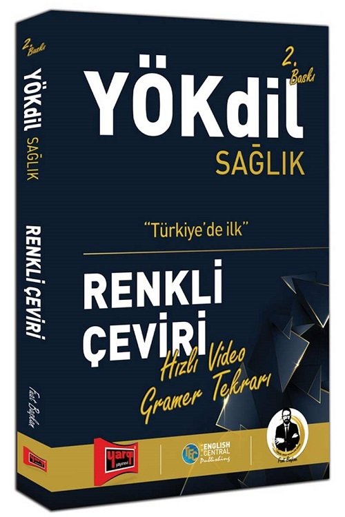 Yargı YÖKDİL Sağlık Renkli Çeviri Hızlı Video Gramer Tekrarı 2. Baskı Fuat Başkan Yargı Yayınları