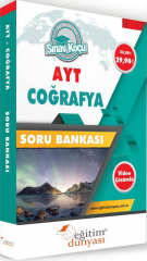 SÜPER FİYAT - Eğitim Dünyası YKS AYT Coğrafya Sınav Koçu Soru Bankası Eğitim Dünyası Yayınları