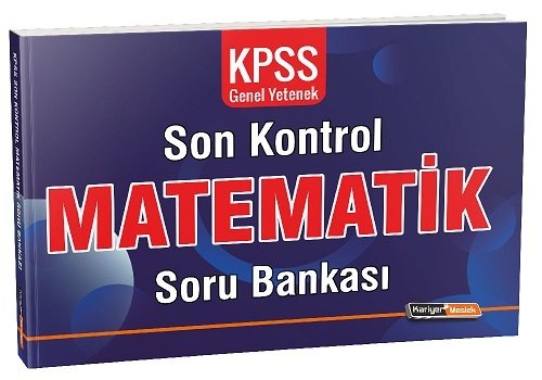 Kariyer Meslek KPSS Matematik Son Kontrol Soru Bankası Kariyer Meslek Yayınları