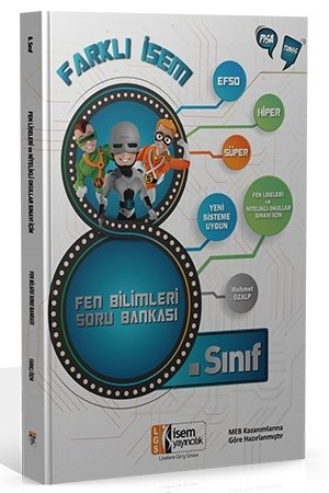 İsem 8. Sınıf LGS Farklı İsem Fen Bilimleri Soru Bankası İsem Yayınları