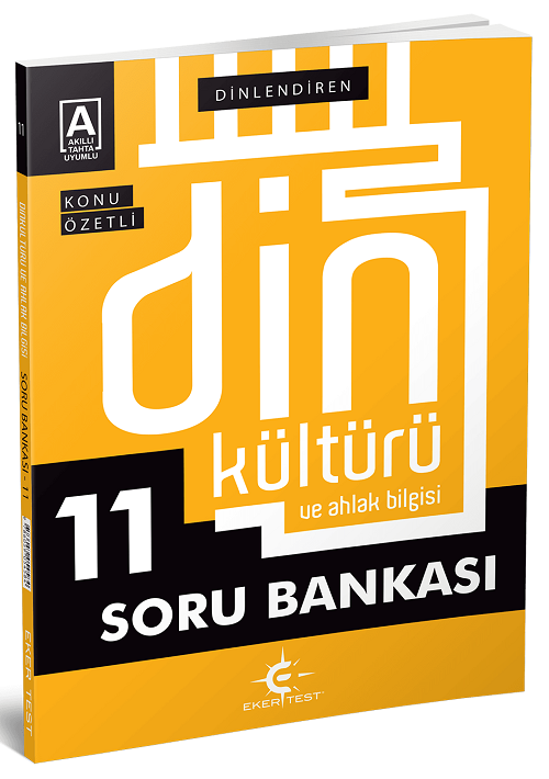 Eker Test 11. Sınıf Din Kültürü ve Ahlak Bilgisi Dinlendiren Soru Bankası Eker Test Yayınları