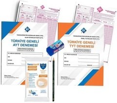 KR Akademi YKS TYT AYT Türkiye Geneli Deneme Seti (Optik, Kalem, Silgi, Maskeli Set) KR Akademi Yayınları