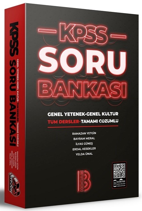 Benim Hocam 2021 KPSS Genel Yetenek Genel Kültür Soru Bankası Tek Kitap Çözümlü Benim Hocam Yayınları