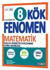 Gama 8. Sınıf Matematik Fenomen KÖK Kalıcı Öğretici Kazanım Soru Bankası Gama Yayınları