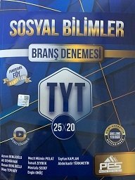 Pes Yayınları YKS TYT Sosyal Bilimler 20x25 Branş Denemesi Pes Yayınları