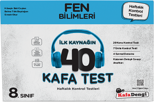 Kafadengi 8. Sınıf Fen Bilimleri İlk Kaynağın 40 Kafa Test Kafadengi Yayınları