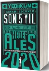 Yediiklim 2020 ALES HEDEF Çıkmış Sorular Son 5 Yıl Çözümlü Yediiklim Yayınları