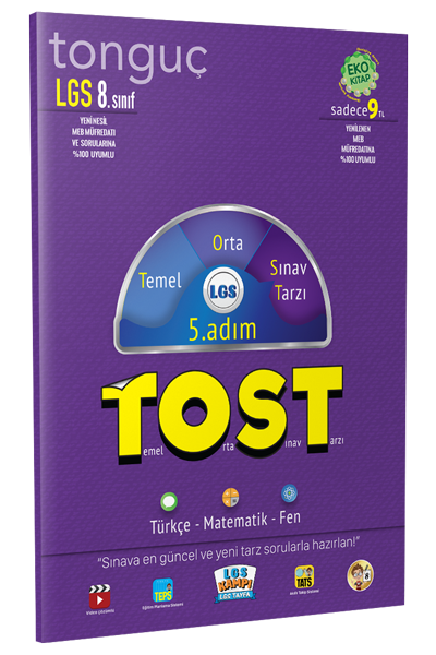 Tonguç 8. Sınıf LGS TOST 5. Adım Tonguç Akademi