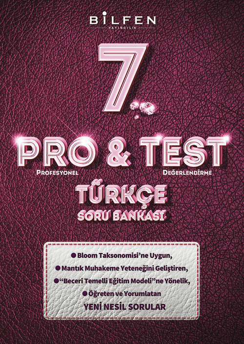 Bilfen 7. Sınıf Türkçe ProTest Soru Bankası Bilfen Yayıncılık