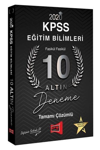 Yargı 2020 KPSS Eğitim Bilimleri 10 Altın Deneme Çözümlü Fasikül Yargı Yayınları