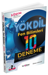 Tercih Akademi YÖKDİL Fen Bilimleri 10 Deneme Çözümlü Tercih Akademi Yayınları