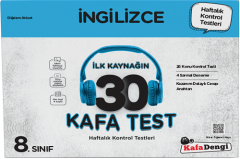 Kafadengi 8. Sınıf İngilizce İlk Kaynağın 30 Kafa Test Kafadengi Yayınları