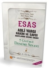 Pelikan ESAS Adli Yargı Hakim ve Savcı Adaylarını Seçme Sınavı 7 Deneme Çözümlü Pelikan Yayınları