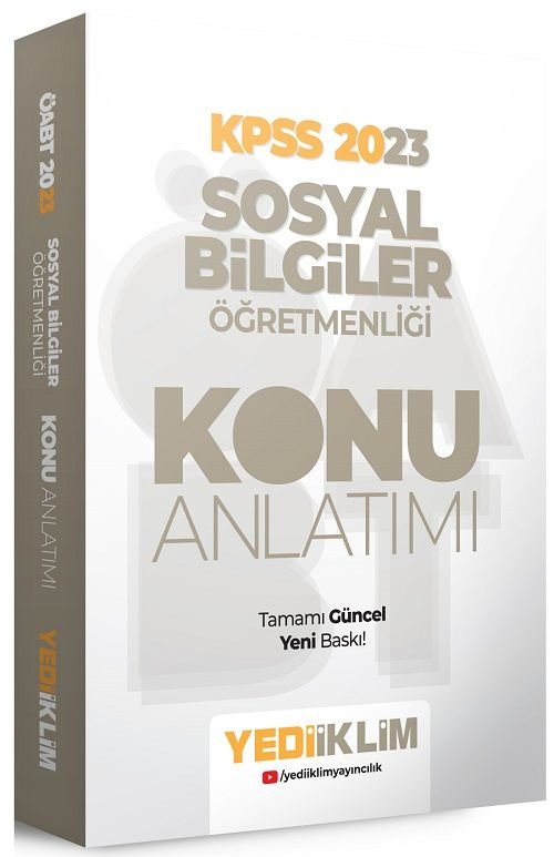 Yediiklim 2023 ÖABT Sosyal Bilgiler Öğretmenliği Konu Anlatımı Yediiklim Yayınları