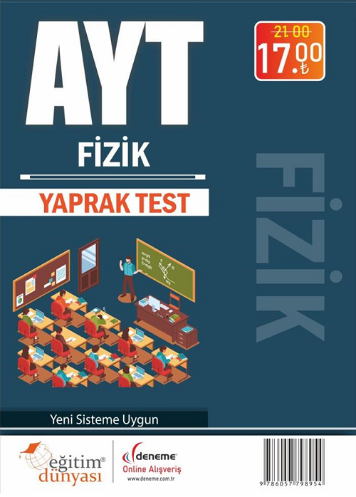 SÜPER FİYAT - Eğitim Dünyası YKS AYT Fizik Yaprak Test Eğitim Dünyası Yayınları