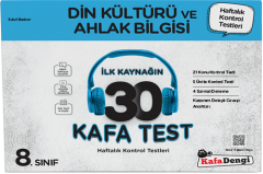 Kafadengi 8. Sınıf Din Kültürü ve Ahlak Bilgisi İlk Kaynağın 30 Kafa Test Kafadengi Yayınları