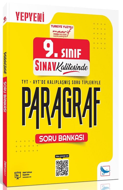 Sınav 9. Sınıf Paragraf Sınav Kalitesinde Soru Bankası Sınav Yayınları