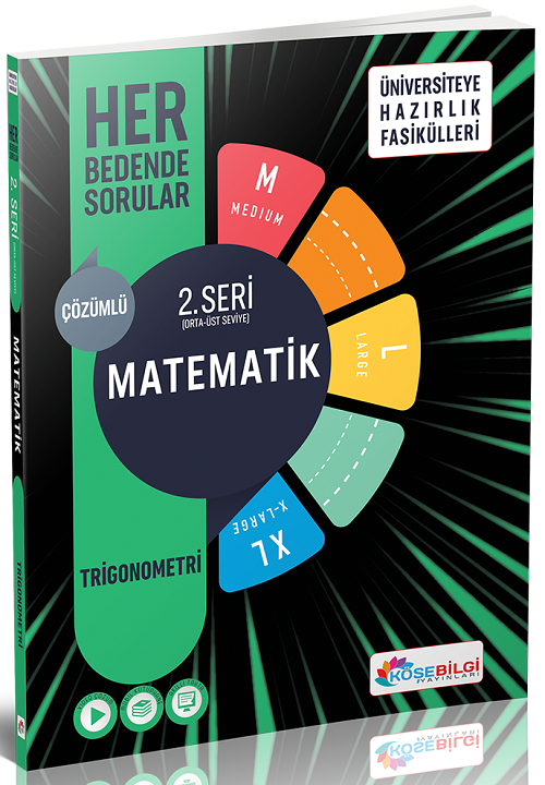 Köşebilgi YKS TYT AYT Matematik Trigonometri Her Bedende Sorular 2. Seri Video Çözümlü Köşebilgi Yayınları