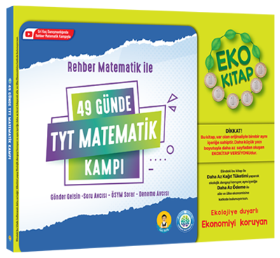 Rehber Matematik YKS TYT 49 Günde Matematik Kampı EKO Kitap Rehber Matematik