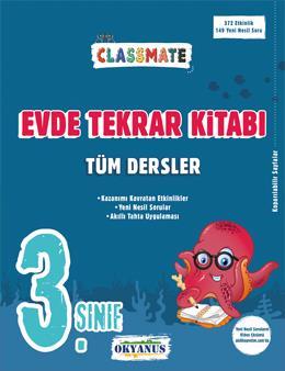 Okyanus 3. Sınıf Tüm Dersler Classmate Evde Tekrar Kitabı Okyanus Yayınları