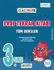 Okyanus 3. Sınıf Tüm Dersler Classmate Evde Tekrar Kitabı Okyanus Yayınları