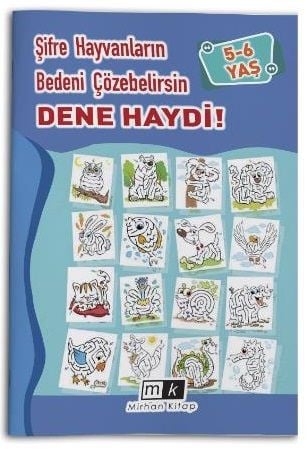 5-6 Yaş Şifre Hayvanların Bedeni Çözebilirsin Dene Haydi Mirhan Kitap